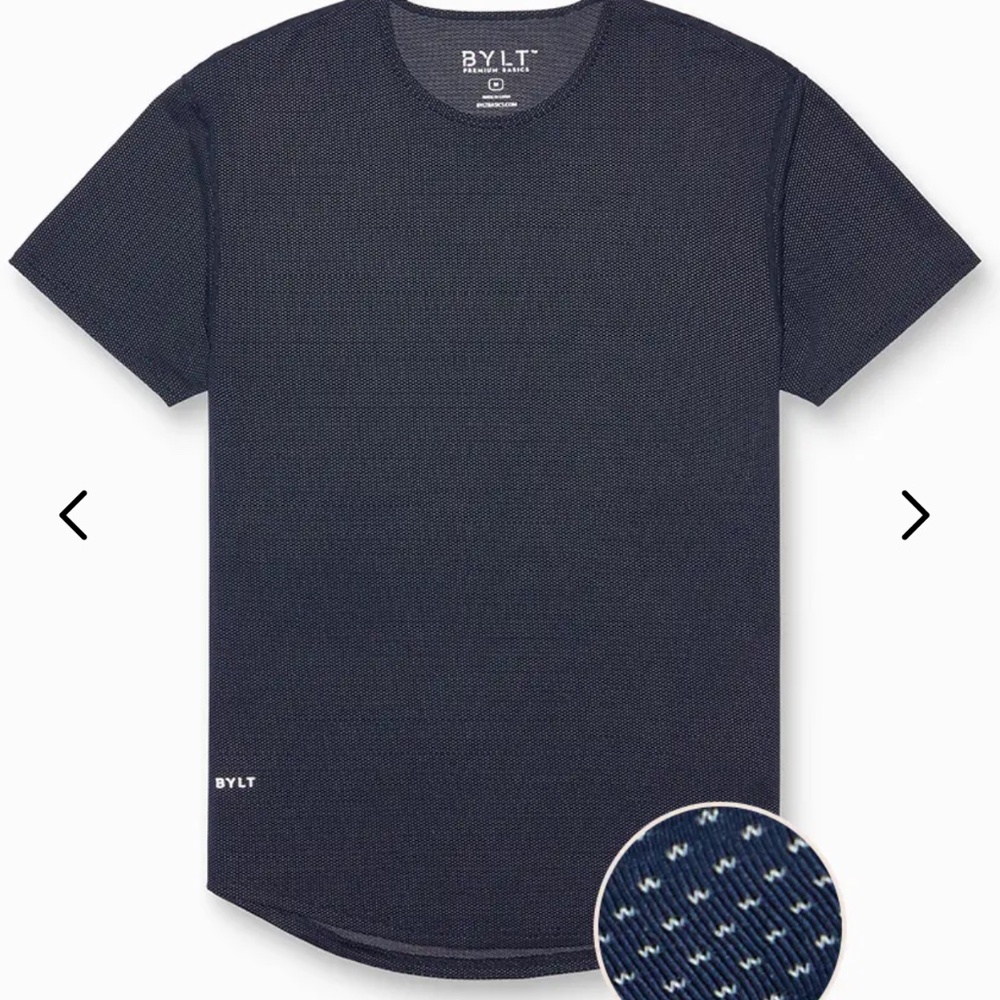 BYLT Basics Navy Blue Men's Shirt